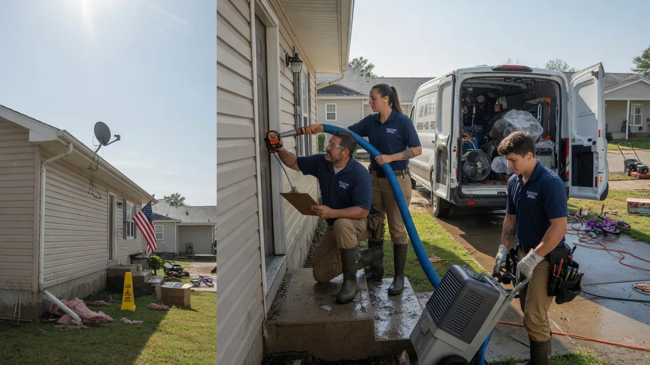 Ceiling Water Damage Restoration in Lyons, IN near me